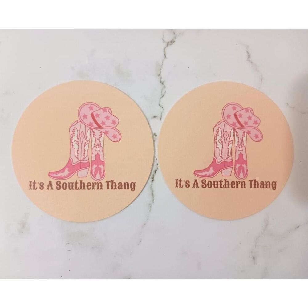 Coasters With Quotes Set Of 2